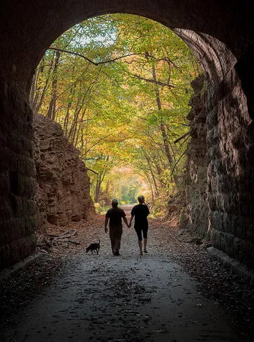Katy Trail - Rocheport Tunnel