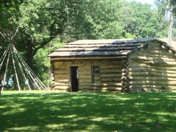 Spirit Lake Massacre Log Cabin