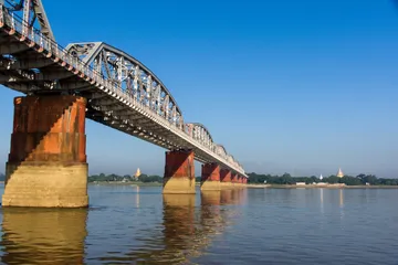 (Sagaing Bridge)The Ava Bridge