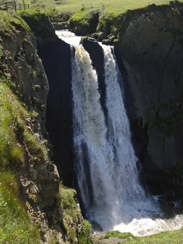 Speke's Mill Mouth Waterfall
