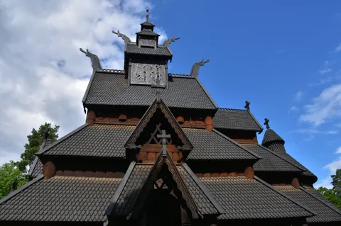 Stave church from Gol