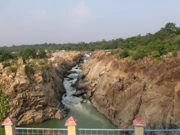 Bhimkund waterfall and stream