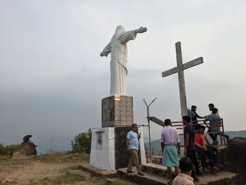 Christ the Redeemer statue Thabore (Lord Jesus in Thabore hill top)